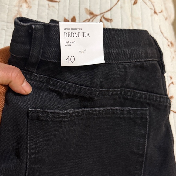 MNG  Black Denim Shorts with Tag Attached - Picture 10 of 10